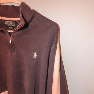 cropped polo ralph lauren quarter zip